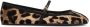 Dolce&Gabbana Leopard Print Cotton Ballerinas With Delicate Inst in bruin - Thumbnail 1