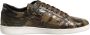 Dolce & Gabbana Bruine exotische leren lage sneakers - Thumbnail 1