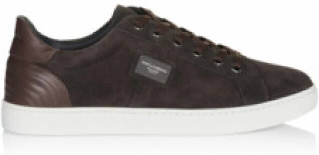 Dolce & Gabbana Bruine Heren Sneaker Comfortabel en Stijlvol