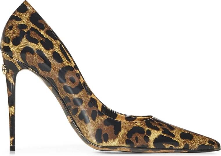 Dolce & Gabbana Bruine Leo-Print Pumps voor Vrouwen