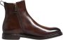 Dolce & Gabbana Bruine Leren Chelsea Mid Calf Laarzen - Thumbnail 1