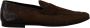 Dolce & Gabbana Shoes Dress Loafers Brown Leather Slip Shoes - Thumbnail 2