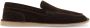 Dolce & Gabbana Bruine Platte Schoenen Logo Plaque Brown Heren - Thumbnail 1