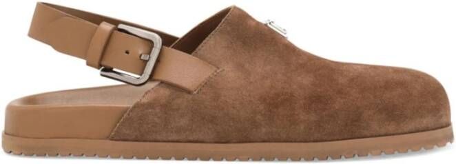 Dolce & Gabbana Bruine Sandalen Boston Stijl