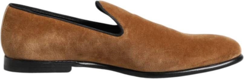 Dolce & Gabbana Bruine Suède Instaploafers