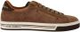 Dolce & Gabbana Bruine Suède Logo Sneakers Rubberen Zool Brown Heren - Thumbnail 1