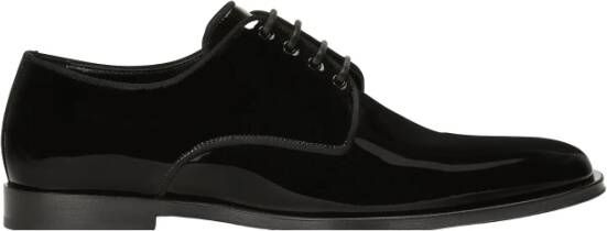 Dolce & Gabbana Zakelijke Schoenen Zwarte Derby Schoenen Black Heren