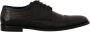 Dolce & Gabbana Exotische Leren Veterschoenen Black Heren - Thumbnail 9