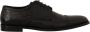 Dolce & Gabbana Exotische Leren Veterschoenen Black Heren - Thumbnail 1