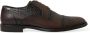 Dolce & Gabbana Bruine Krokodillenleren Oxford Schoenen Brown Heren - Thumbnail 15