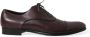 Dolce & Gabbana Bordeaux Leren Derby Schoenen Brown Heren - Thumbnail 1