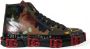 Dolce & Gabbana Camouflage High Top Sneakers met Versieringen Multicolor Heren - Thumbnail 2
