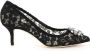 Dolce & Gabbana Belluci pumps dames leer metaal(overige ) Glas linnen vlas kalfsleer 35 5 Zwart - Thumbnail 1