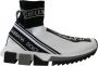 Dolce & Gabbana Chique Sorrento Slip-On Sneakers in Zwart en Wit Multicolor Dames - Thumbnail 2
