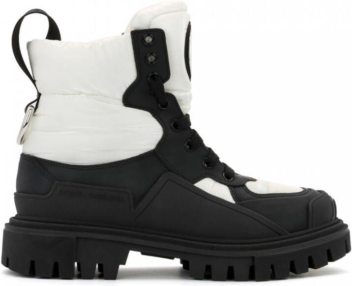 Dolce & Gabbana Chunky Sole Enkellaarzen Zwart Black Dames