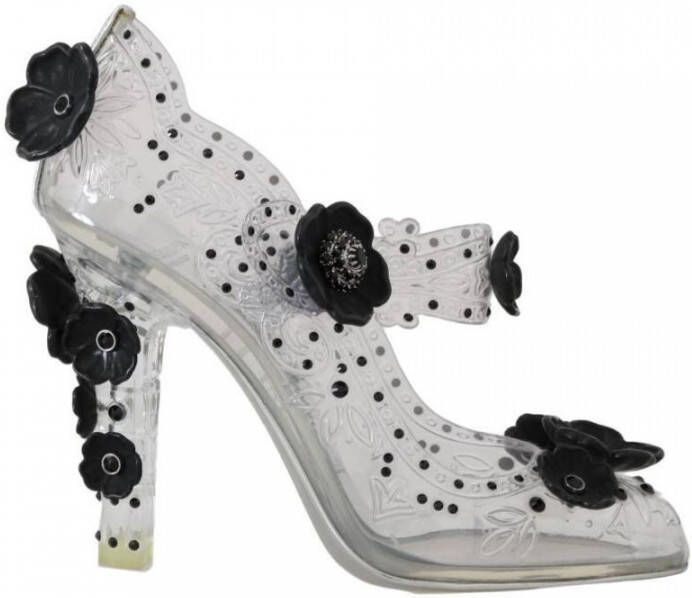 Dolce & Gabbana Cinderella Crystal Schoenen Wit Dames