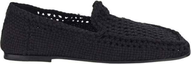 Dolce & Gabbana Comfortabele Gehaakte Pantoffels voor Heren Black Heren