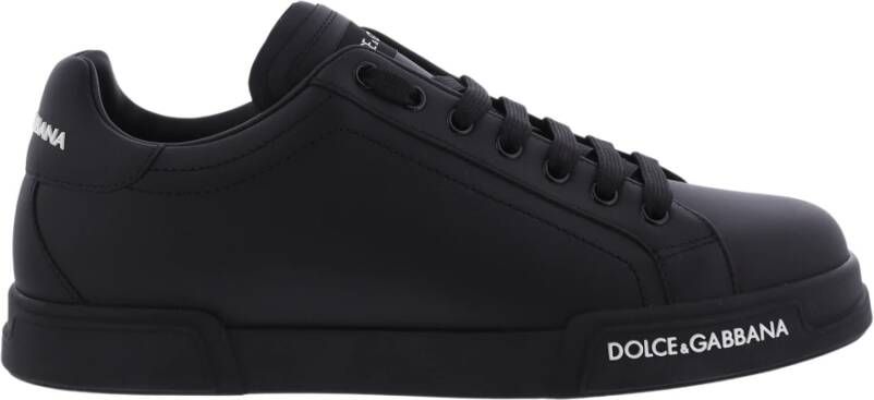 Dolce & Gabbana Vetersluiting in leer in meerdere kleuren Black Heren