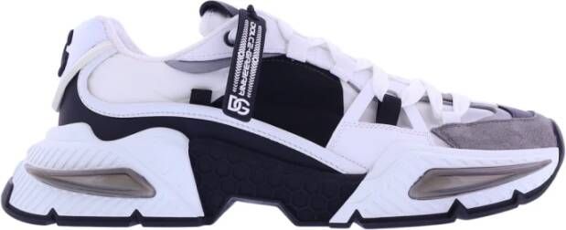Dolce & Gabbana Multigekleurde sneakers met reliëf en monogramdetails Black Heren