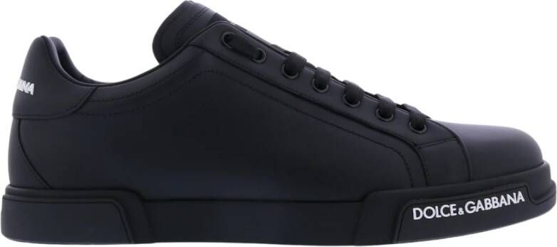 Dolce & Gabbana Vetersluiting in leer in meerdere kleuren Black Heren
