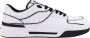 Dolce & Gabbana Contrasterende Leren Sneakers White Heren - Thumbnail 1