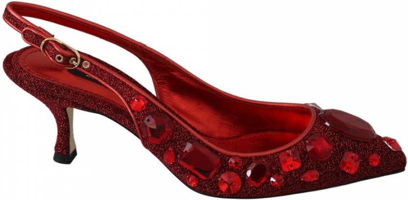 Dolce & Gabbana Crystal Slingbacks-schoenen voor Kerstmis