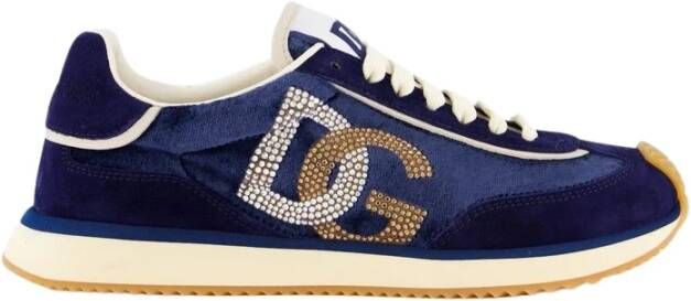 Dolce & Gabbana Cushion Sneaker Blauw Dames Schoenen