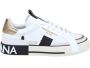 Dolce & Gabbana Custom 2.Zero Sneakers in wit leer White Heren - Thumbnail 1
