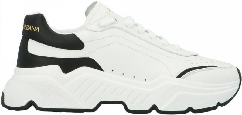 Dolce & Gabbana Wit Zwart Lage Top Daymaster Sneakers Black Heren - Foto 3