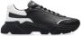 Dolce & Gabbana Italiaanse leren sneakers met oversized rubberen zool Black Heren - Thumbnail 1