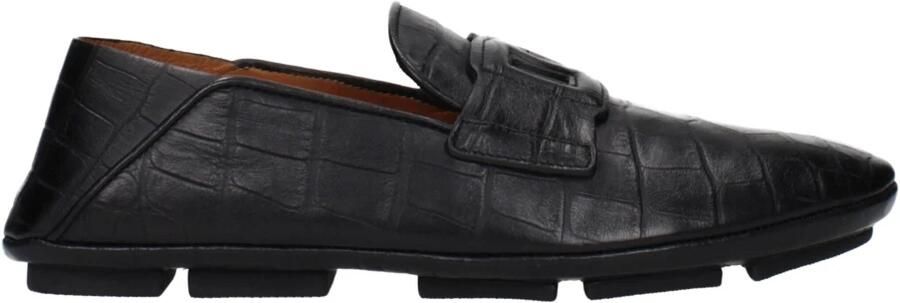 Dolce & Gabbana Croco Leren Loafer Schoen