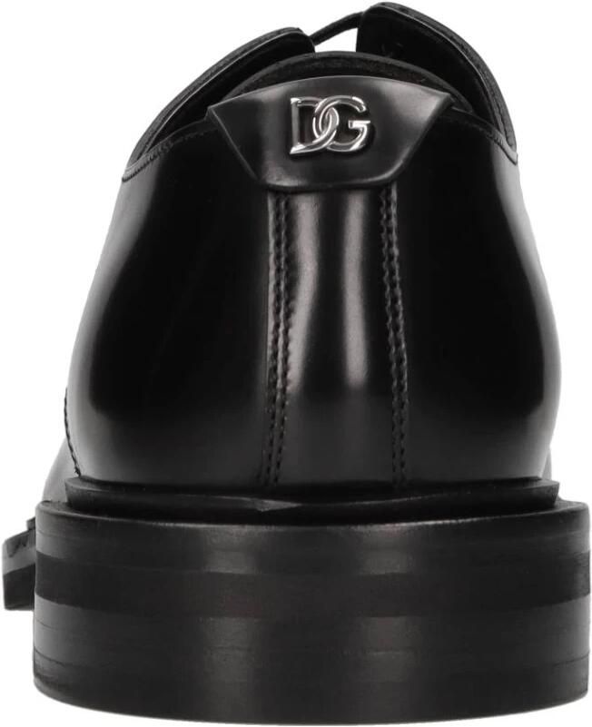 Dolce & Gabbana Zwarte Veterschoenen voor Mannen Black Heren - Foto 3