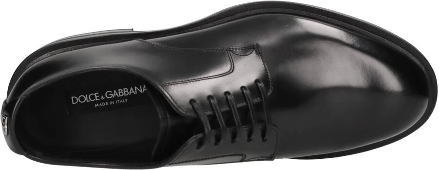 Dolce & Gabbana Zwarte Veterschoenen voor Mannen Black Heren - Foto 7