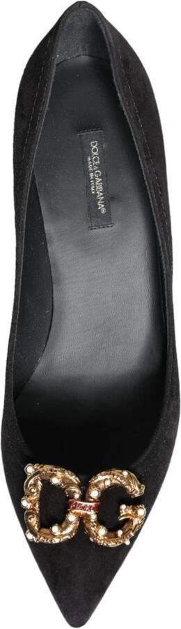 Dolce & Gabbana Zwarte Suede Bellucci Hakken Pumps Schoenen Black Dames - Foto 2