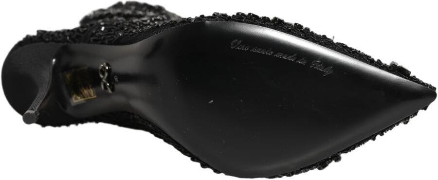 Dolce & Gabbana Ankellaarsjes van mesh met versiering - Foto 7