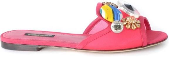 Dolce & Gabbana Applications Sandals