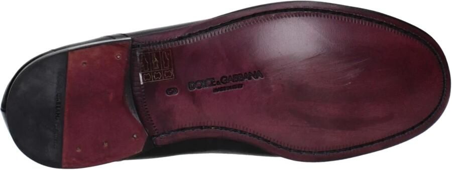 Dolce & Gabbana Zwarte Loafer Schoenen Elegante Iconische Stijl Black Heren