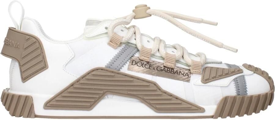 Dolce & Gabbana Witte Veterschoenen met Rubberdetails Multicolor Heren - Foto 2