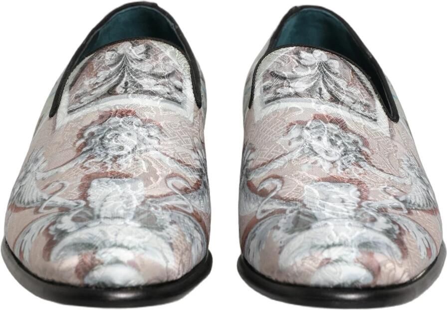 Dolce & Gabbana Baroque Velvet Dress Loafers - Foto 2