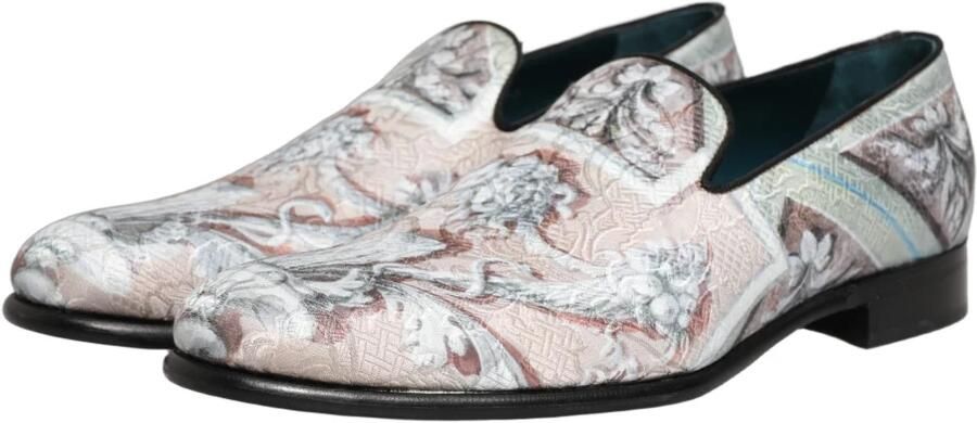 Dolce & Gabbana Baroque Velvet Dress Loafers - Foto 5