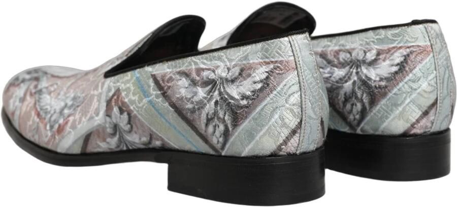 Dolce & Gabbana Baroque Velvet Dress Loafers - Foto 4