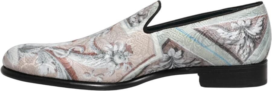 Dolce & Gabbana Baroque Velvet Dress Loafers - Foto 6