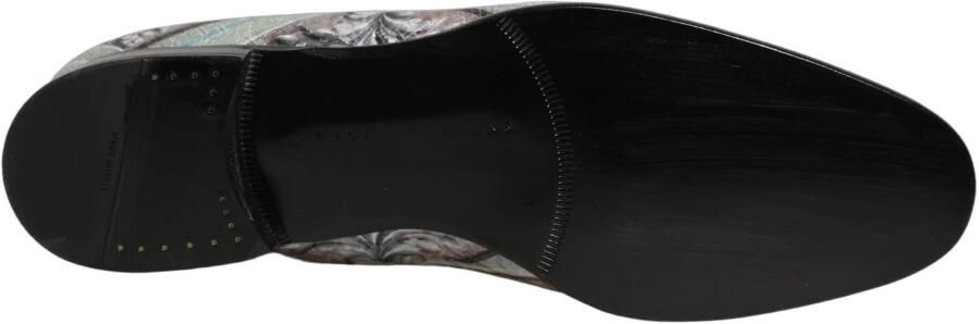 Dolce & Gabbana Baroque Velvet Dress Loafers - Foto 7