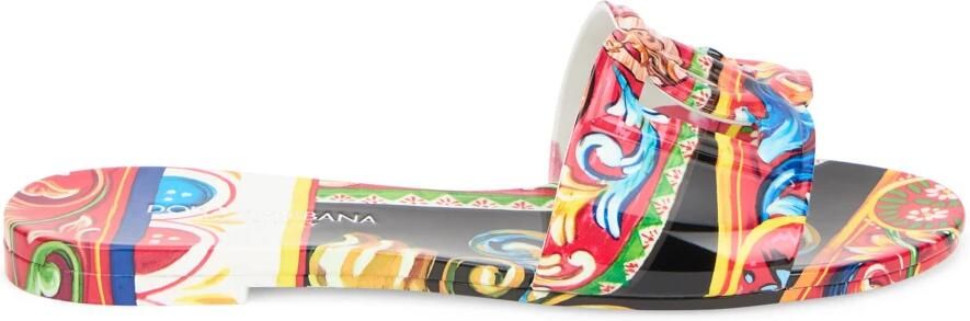 Dolce & Gabbana Bianca Rubber Slides