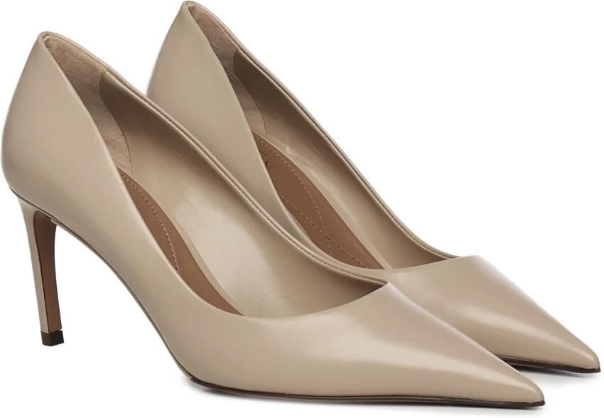 Dolce & Gabbana Beige Leren Hak Sandalen