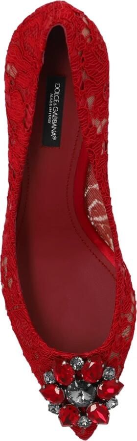 Dolce & Gabbana Kristalversierde hakken pompen Rood Red Dames - Foto 3