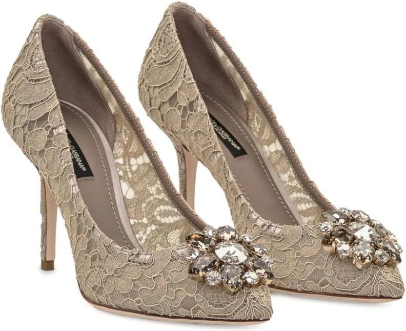 Dolce & Gabbana Belluci Kant Pumps Naakt Hakken - Foto 2