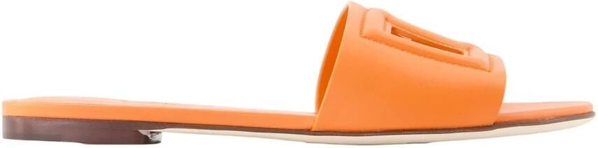 Dolce & Gabbana Sandalen met reliëflogo Orange Dames - Foto 5