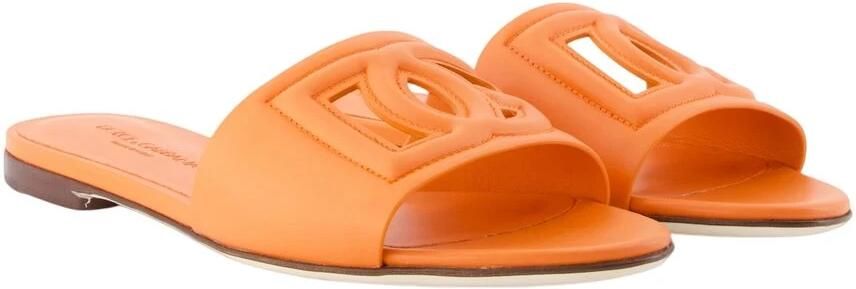 Dolce & Gabbana Sandalen met reliëflogo Orange Dames - Foto 4