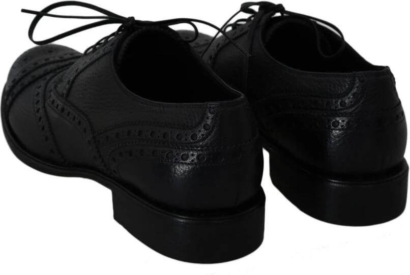 Dolce & Gabbana Blauwe Leren Wingtip Oxford Jurkschoenen Blue Heren - Foto 3